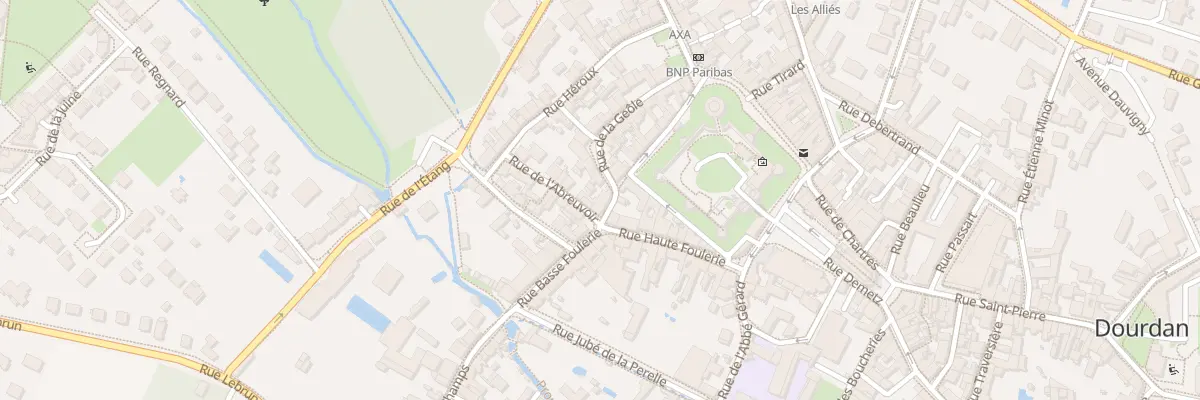 Plan du 28 Rue de la Geole à Dourdan