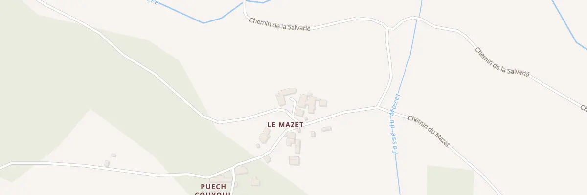 Plan du 148 Che du Mazet à Villeneuve-sur-Vère