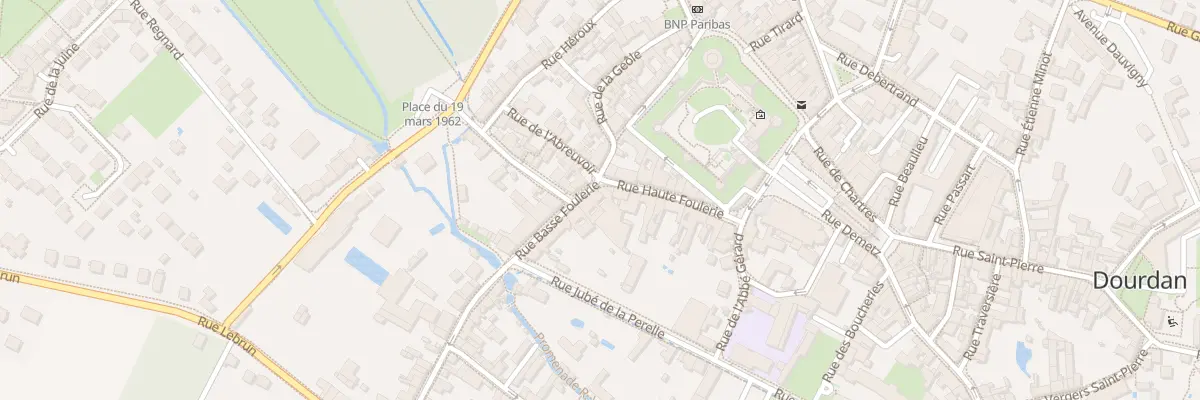 Plan du 3B Rue Basse Foulerie à Dourdan
