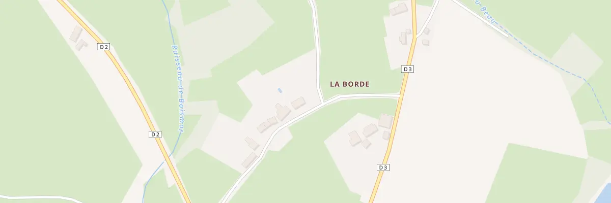 Plan du 5 La Borde à La Cellette