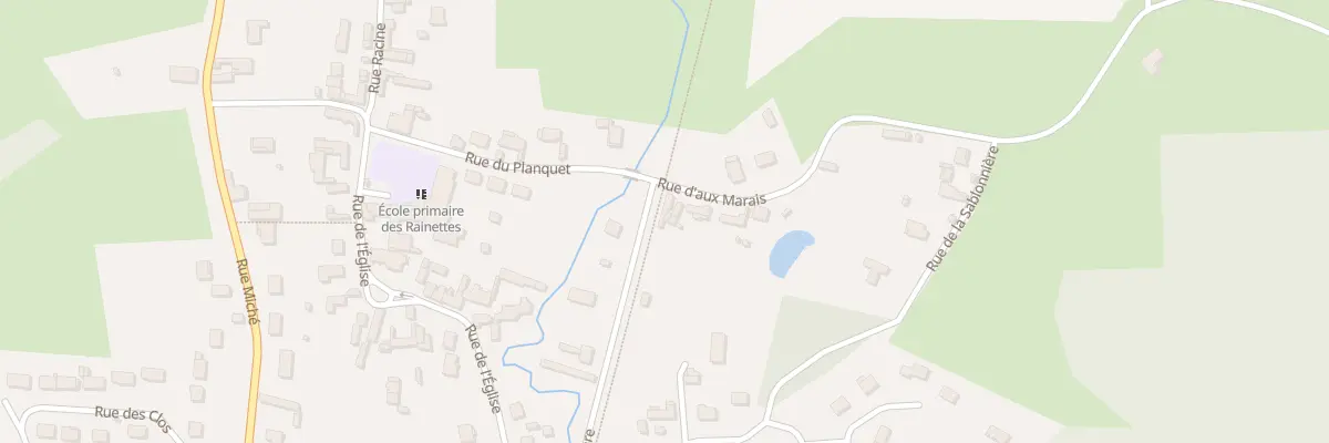 Plan du 2 Rue d’Aux Marais à Rainvillers