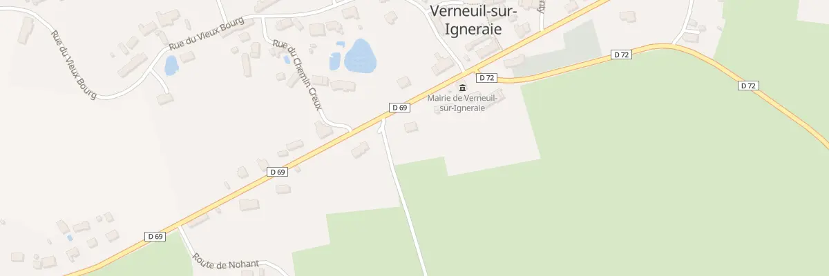 Plan du 5 Rue de la Vallée Noire à Verneuil-sur-Igneraie