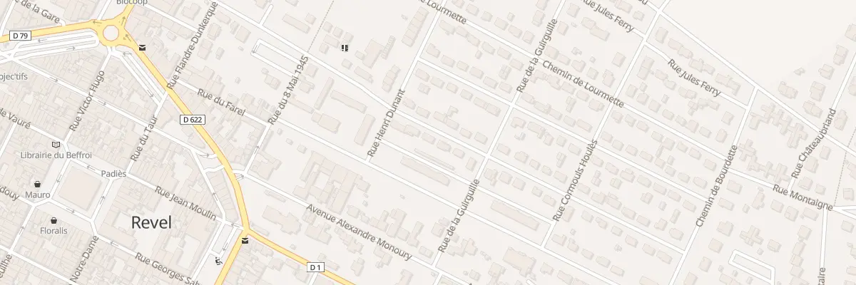 Plan du 6 Rue Paul Riquet à Revel