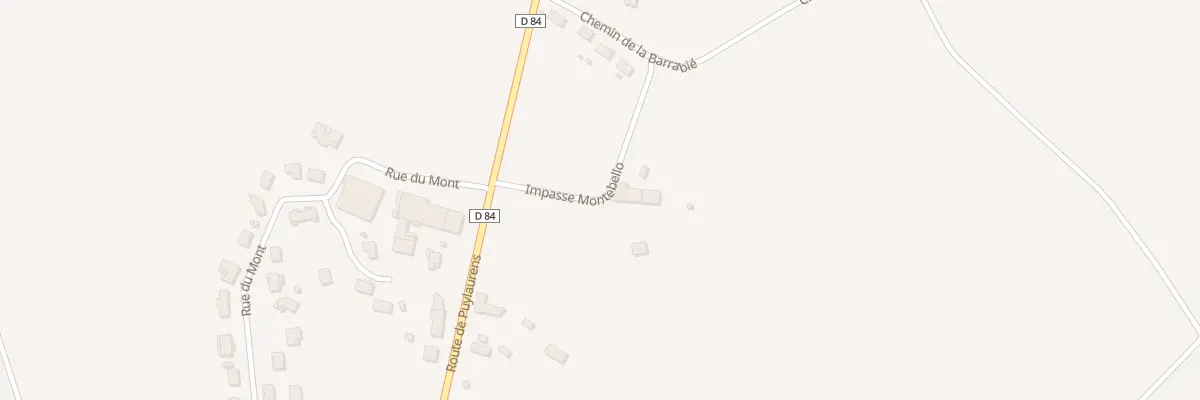 Plan du 5444 Montebello à Blan