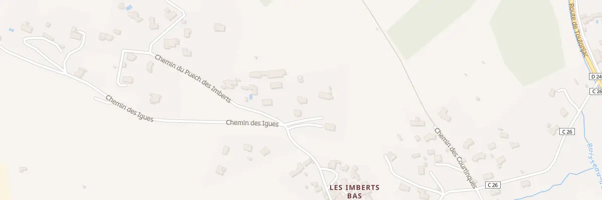 Plan du 9006A Les Courtinques à Villefranche-de-Rouergue