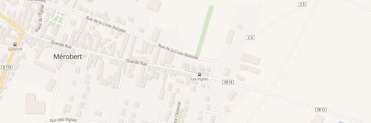 Plan du 7 Gr Gde Rue à Mérobert