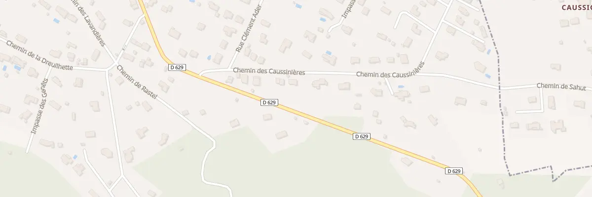 Plan du 10 Che des Caussinières à Revel