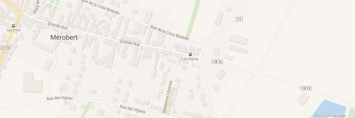 Plan du 6 Gr Gde Rue à Mérobert
