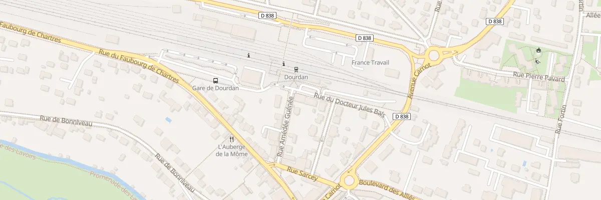 Plan du 12 Rue Amedee Guenee à Dourdan