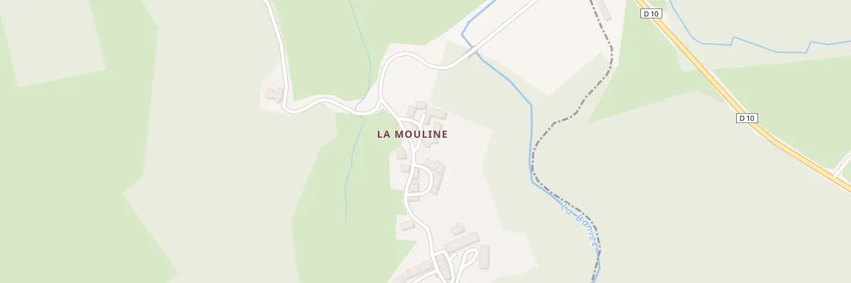 Plan du 5 La Mouline à Banize