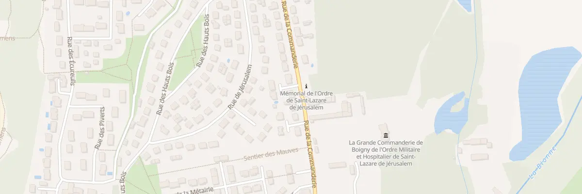 Plan du 8 Rue de la Commanderie à Boigny-sur-Bionne