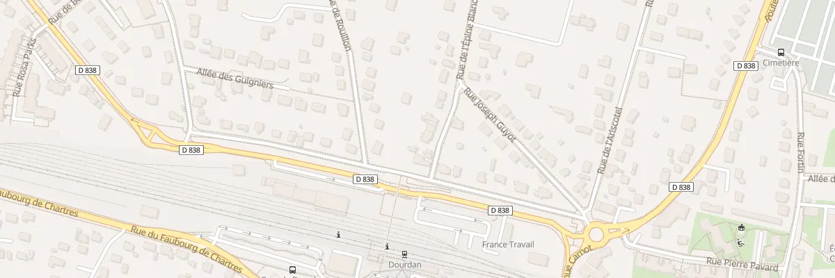 Plan du 7 Rue de l’Epine Blanche à Dourdan