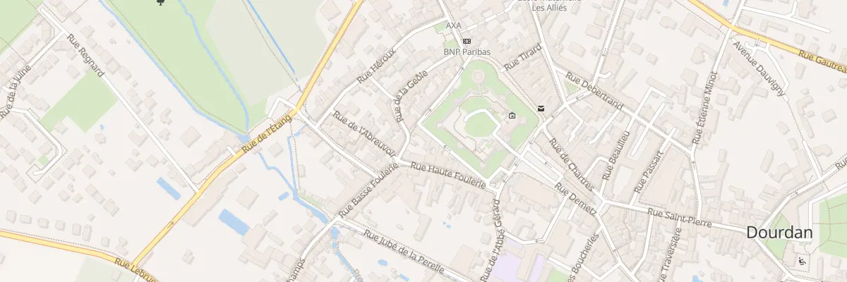 Plan du 25 Rue de la Geole à Dourdan