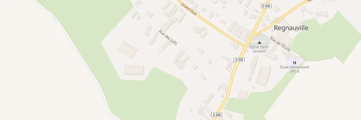 Plan du 3 Rue des Juifs à Regnauville
