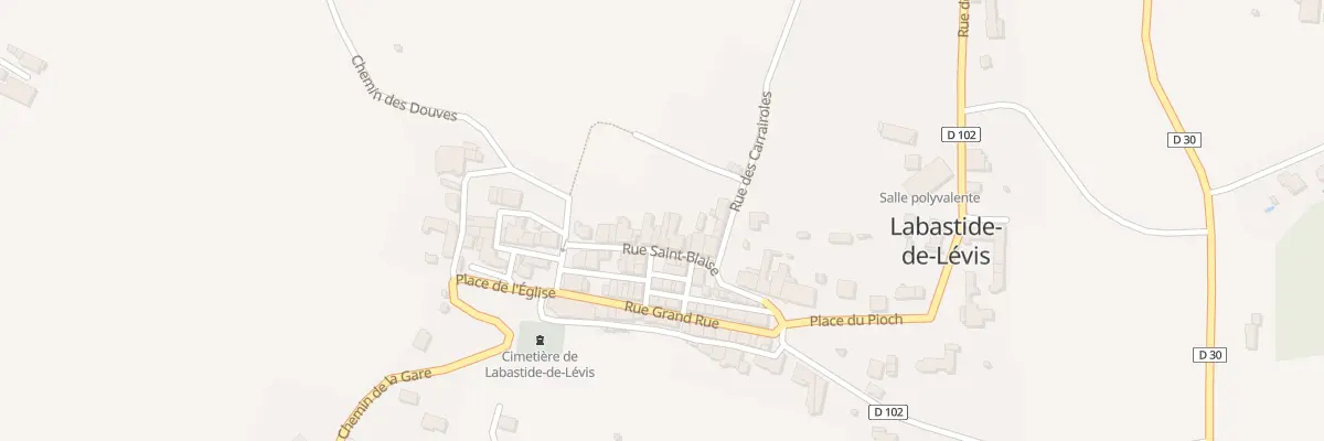Plan du 13 Rue Saint Blaise à Labastide-de-Lévis