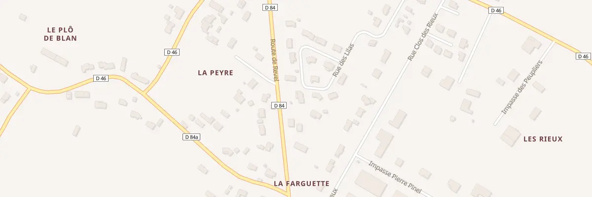 Plan du 22 Rue des Lilas à Blan