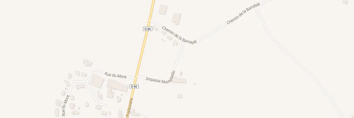 Plan du 1 Imp Montebello à Blan