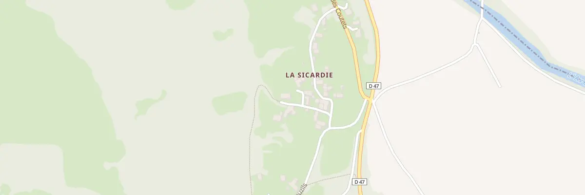 Plan du 5408 La Sicardie à La Rouquette