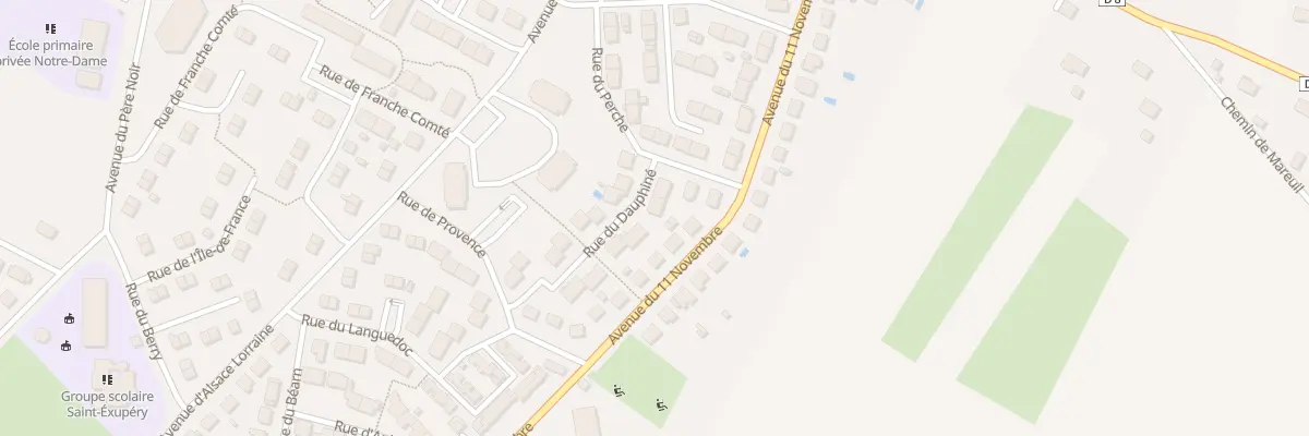 Plan du 11 Rue du Dauphiné à Issoudun