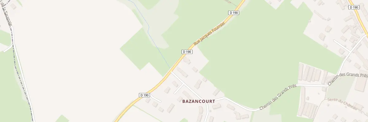 Plan du 1 Che de Bazancourt à Cormeilles-en-Vexin