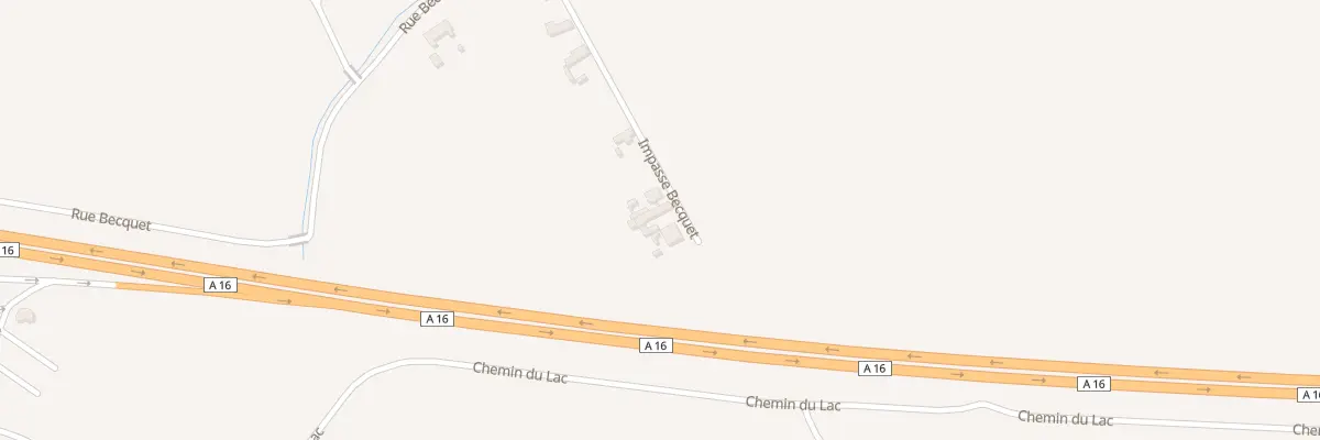 Plan du 14 Imp Becquet à Offekerque