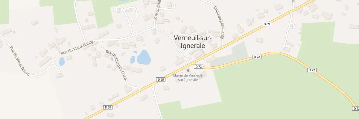 Plan du 2 Rue de la Vallée Noire à Verneuil-sur-Igneraie