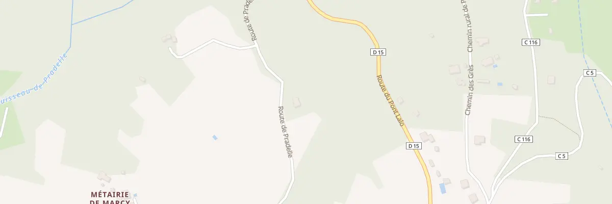 Plan du 5309 Métairie de Marcy à Cardaillac