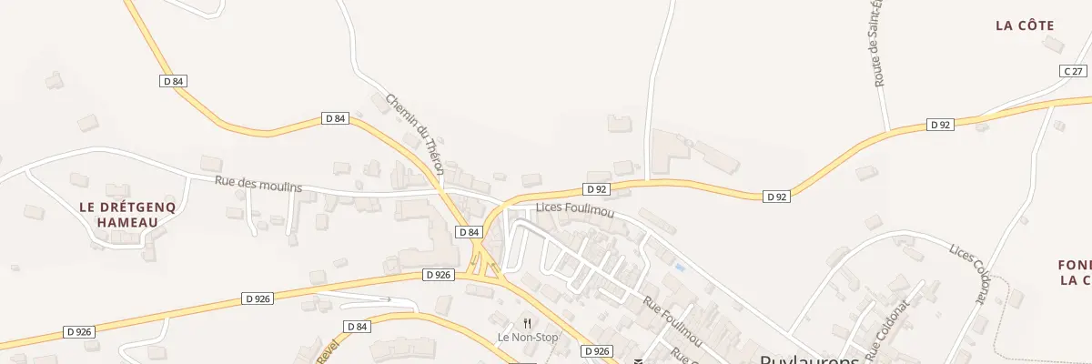 Plan du 1 Av de Vielmur à Puylaurens