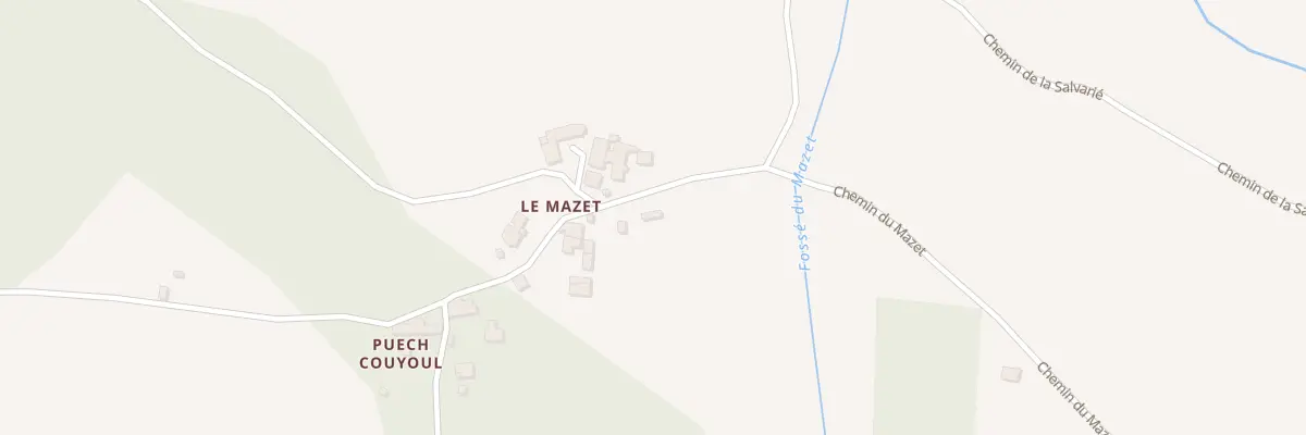 Plan du 143 Che du Mazet à Villeneuve-sur-Vère