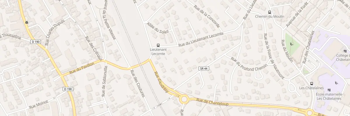 Plan du 2 Rue du Lieutenant Lecomte à Triel-sur-Seine