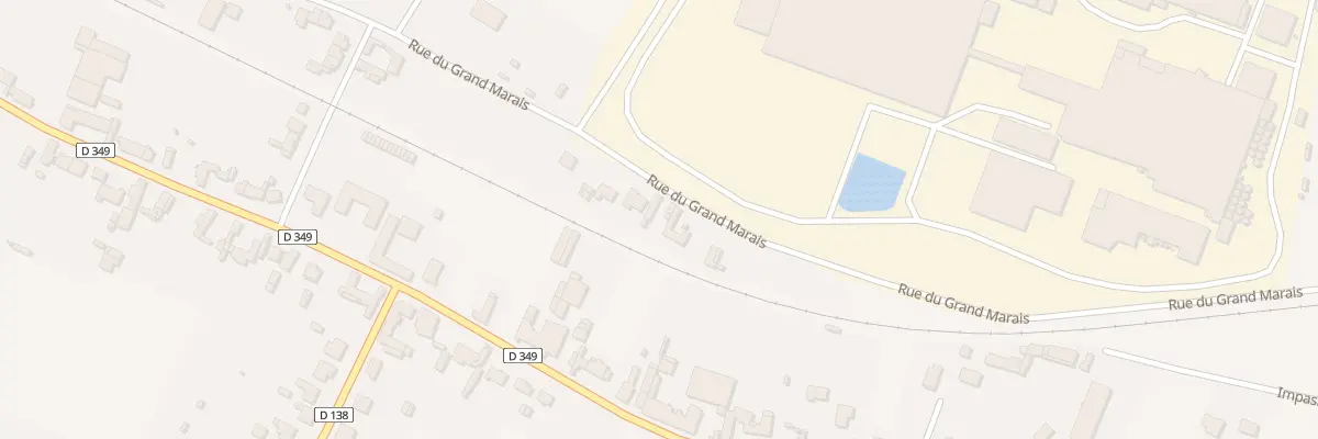 Plan du 234 Rue du Grand Marais à Marconnelle