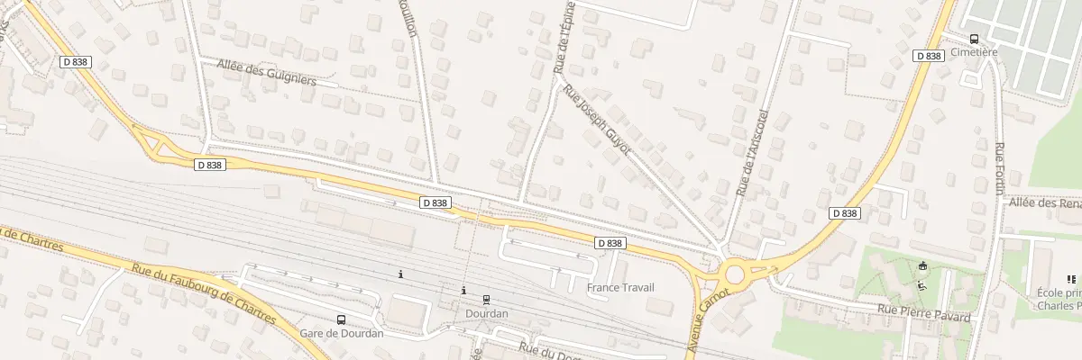 Plan du 14 Rue Pierre Sémard à Dourdan