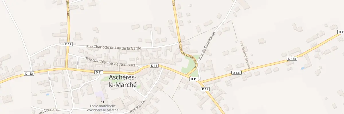 Plan du 6 Gr Grande Rue à Aschères-le-Marché
