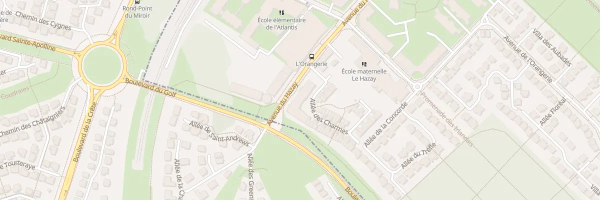 Plan du 97 Av du Hazay à Cergy