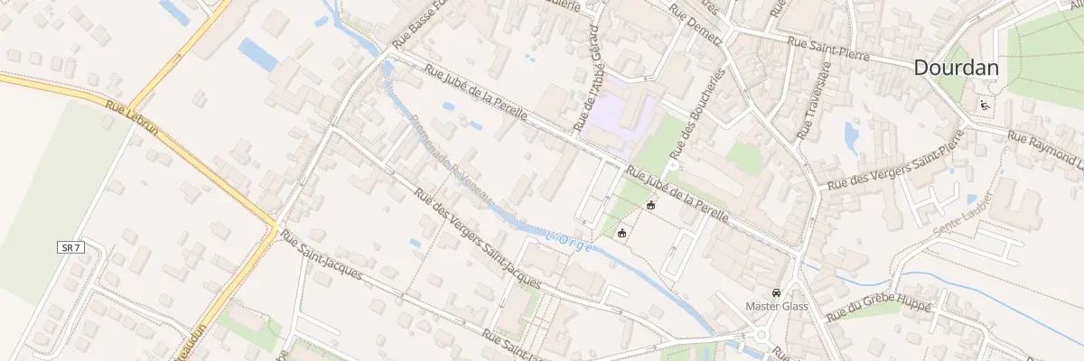 Plan du 21 Rue Jubé de la Perelle à Dourdan