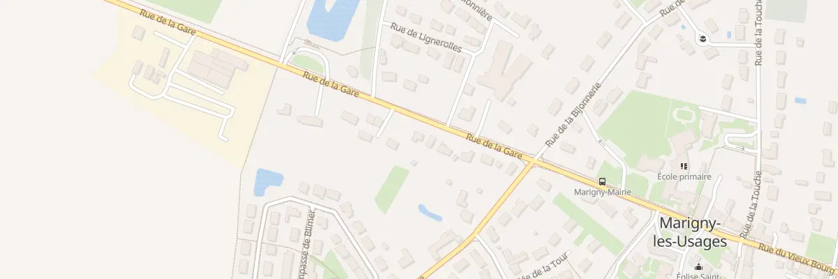 Plan du 305 Rue de la Gare à Marigny-les-Usages