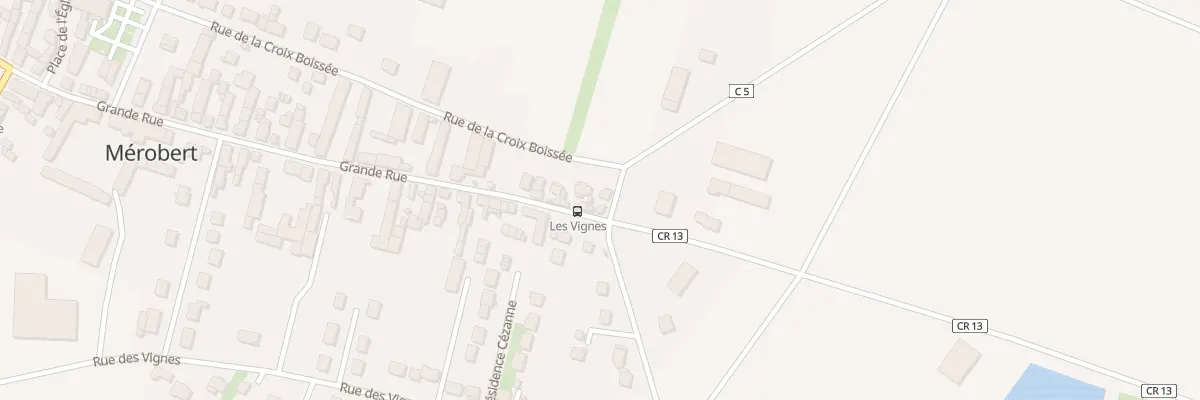 Plan du 1 Gr Gde Rue à Mérobert