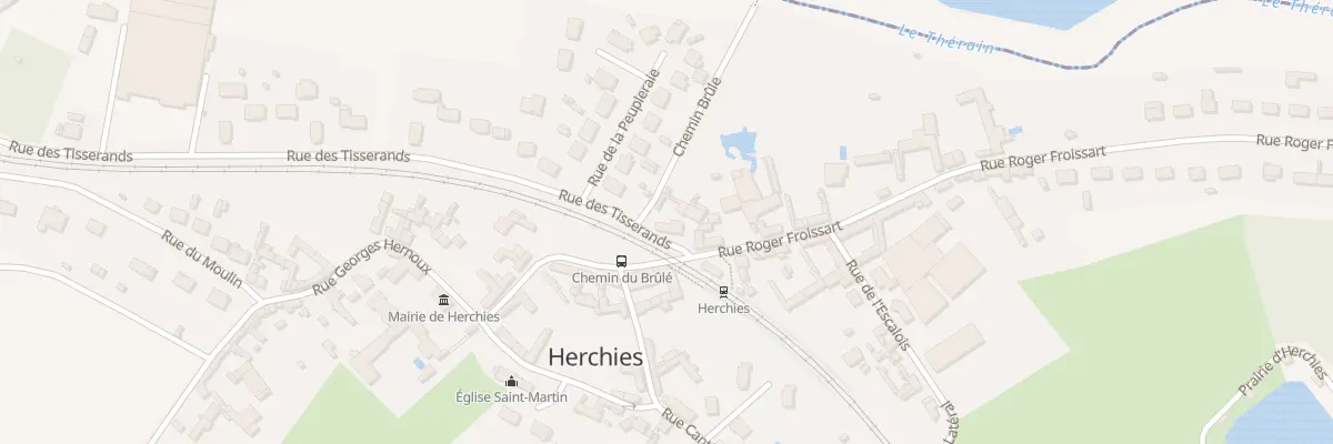 Plan du 2 Rue des Tisserands à Herchies