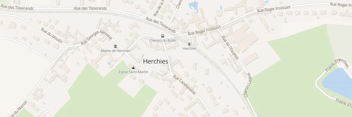 Plan du 3 Rue Canthereine à Herchies