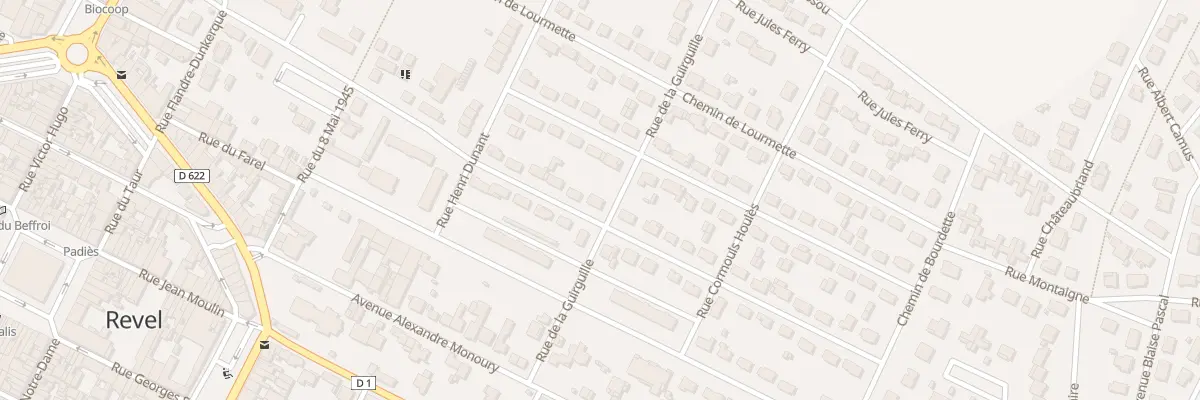 Plan du 11 Rue Paul Riquet à Revel