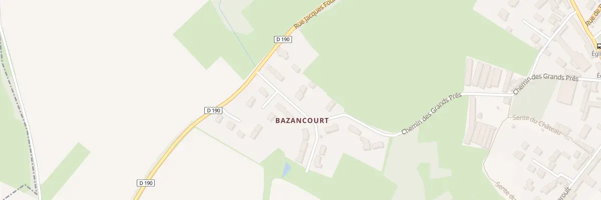 Plan du 9 Che de Bazancourt à Cormeilles-en-Vexin