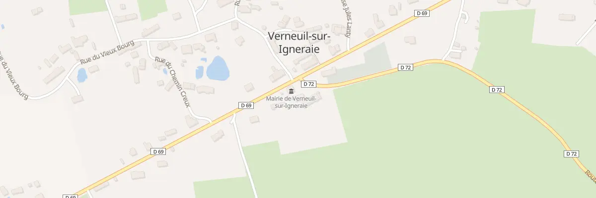Plan du 5001B Le Bourg à Verneuil-sur-Igneraie