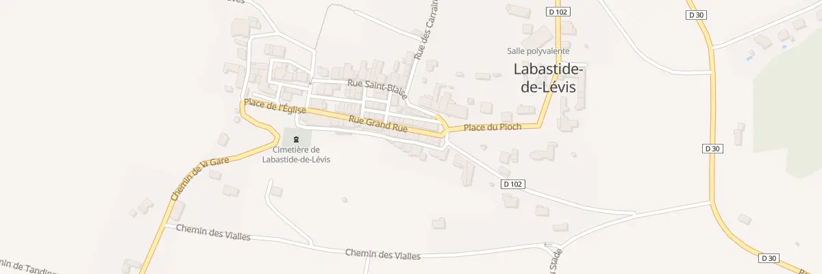Plan du 10 Rue Grand Rue à Labastide-de-Lévis