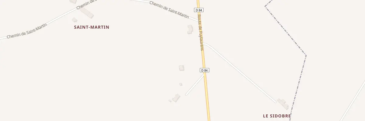 Plan du 5036 Lescut à Palleville