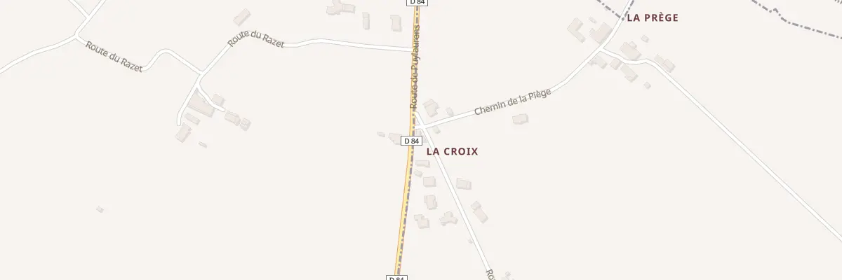 Plan du 77 Rte du Peyriac à Blan