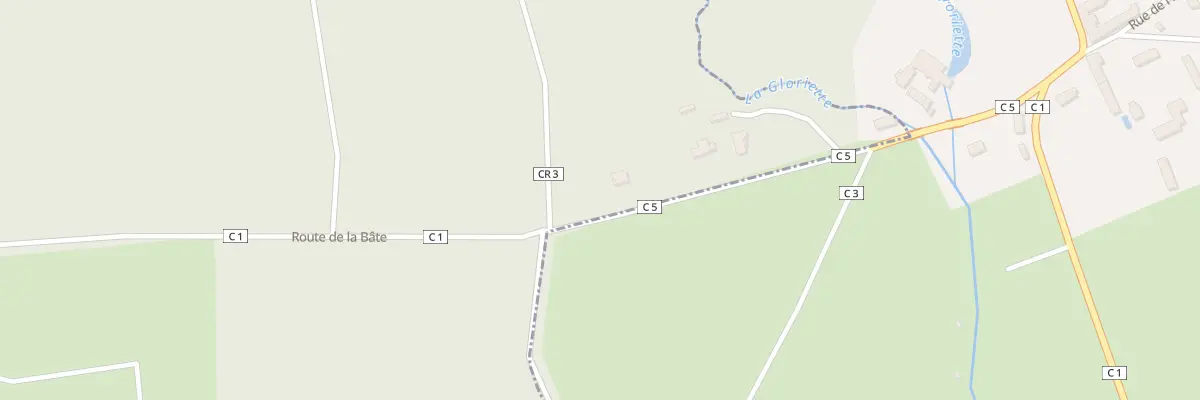 Plan du 6 Rte de Bate à Rochefort-en-Yvelines