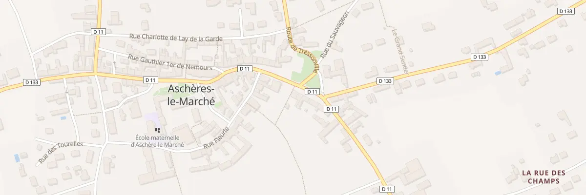 Plan du 7 Gr Grande Rue à Aschères-le-Marché