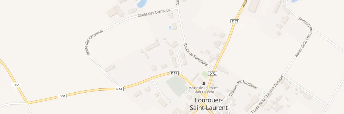 Plan du 3 Rue Raymond Lejot à Lourouer-Saint-Laurent
