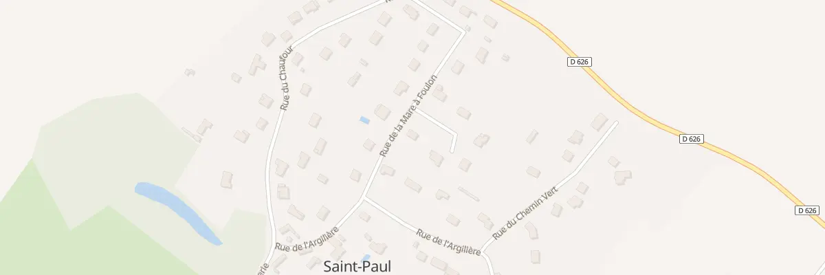 Plan du 4 Rue de la Mare à Foulon à Saint-Paul