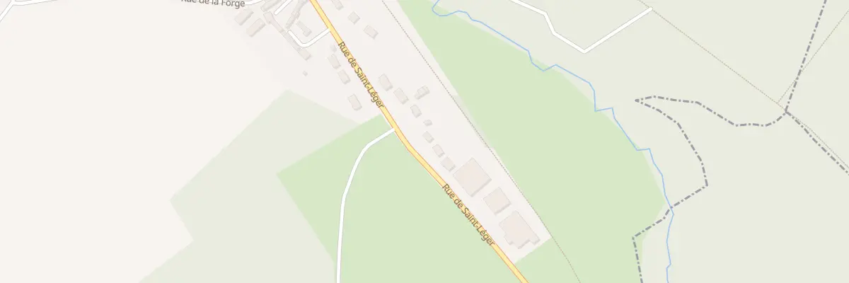 Plan du 25 Rue de St Leger à Rainvillers